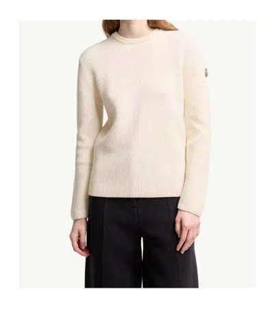 Moncler X Jil Sander Logo-patch Sweater In Multi