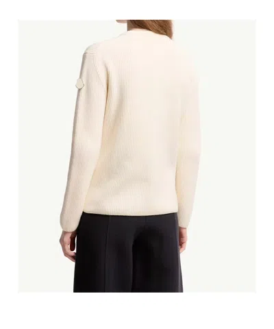 Moncler X Jil Sander Logo-patch Sweater In Multi