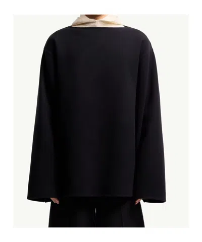 Moncler Jil Sander Cuprous 2-in1 Wool Blend Cape In Blue