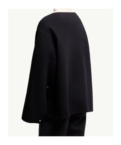 Moncler Jil Sander Cuprous 2-in1 Wool Blend Cape In Blue