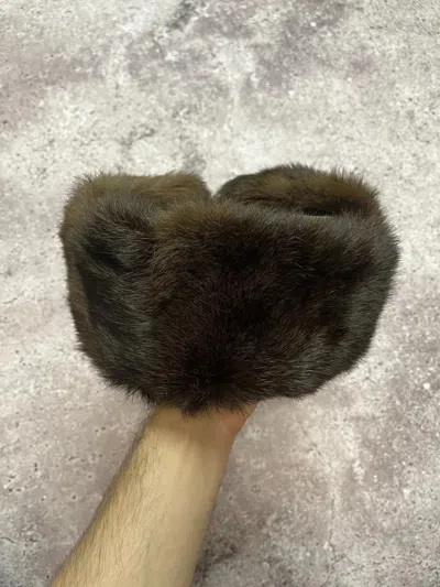 Pre-owned Japanese Brand Vintage Fur Ussr Hat In Brown