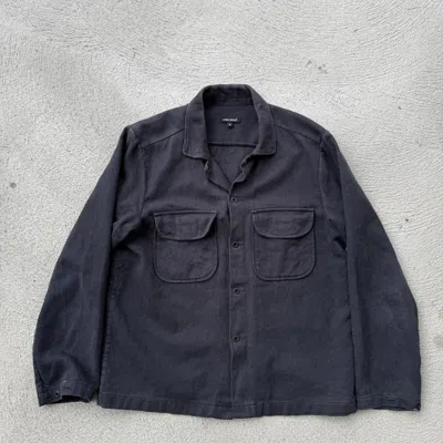 Pre-owned Evan Kinori Field Shirt In Black
