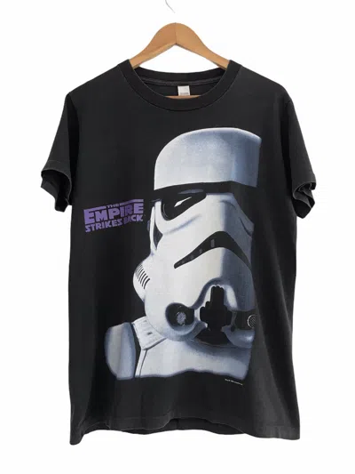 Pre-owned Star Wars 90's  Movie The Empire Strikes Back T-shirt In Black