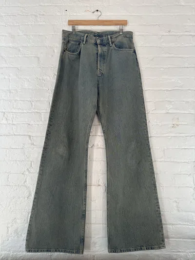 Pre-owned Acne Studios 2021m Delta Baggy Jeans In Gray