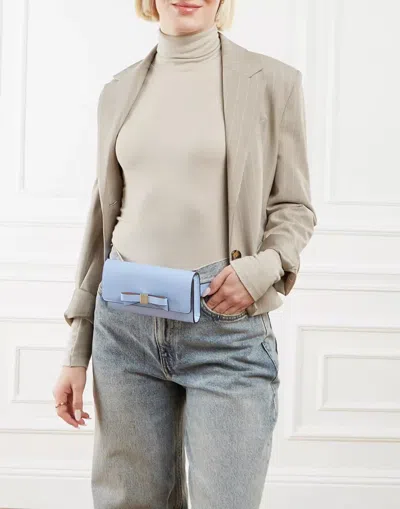 Kate Spade New York Bow Logo Belt Bag In Blue