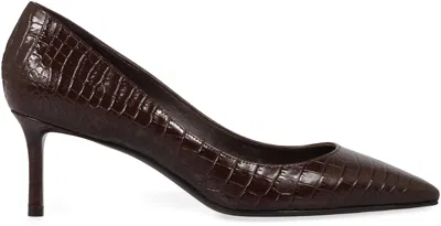 Jimmy Choo Décolleté Romy 60 In Leather In Brown