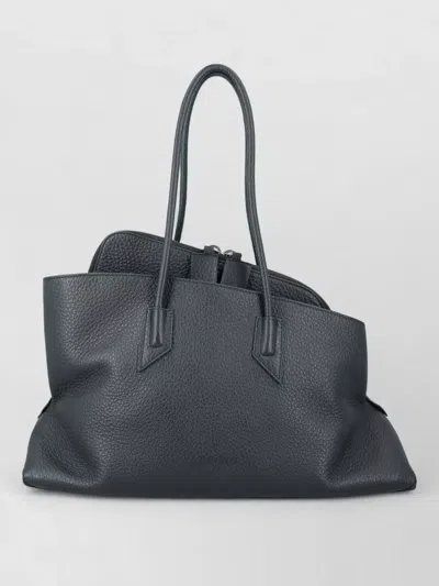 Attico La Passeggiata Medium Leather Shoulder Bag