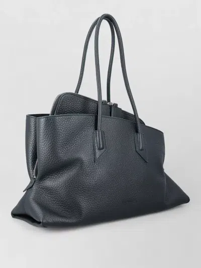 Attico La Passeggiata Medium Leather Shoulder Bag