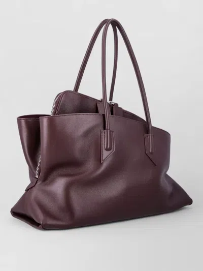 Attico Passegiata Medium Rectangular Shoulder Tote Bag In Purple