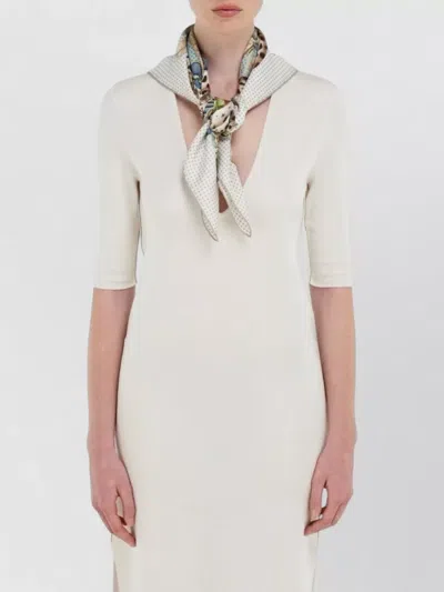 Ferragamo Silk Foulard Square Animal Print Scarf In Multi