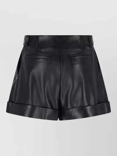 Sportmax Straight Shorts Belt Loops Side Pockets In Multi