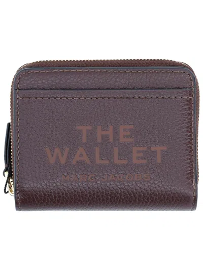 Marc Jacobs "the Compact" Mini Wallet In Brown
