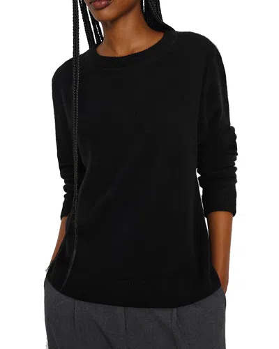 Reformation Cashmere Boyfriend Sweater In Black