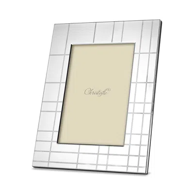 Christofle Graphik Stainless Steel Frame, 4 X 6 In Silver
