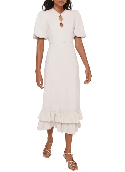 Mint Velvet Women's Diamante Trim Midi Dress In Multi