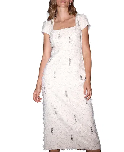 Mint Velvet Women's Embellished Jacquard Midi Dress In Multi