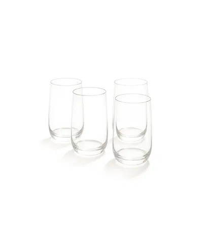 Fleck Tall Cremini Tumbler - Set Of 4 In Transparent