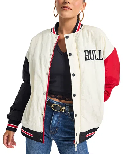 Terez Chicago Bulls Bomber Jacket In Multi