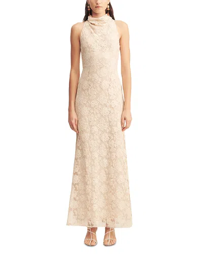 Shona Joy Presley Lace Maxi Dress In Neutral