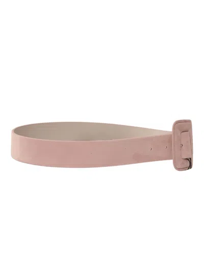Weekend Max Mara Brio Square-buckle Belt In Pink