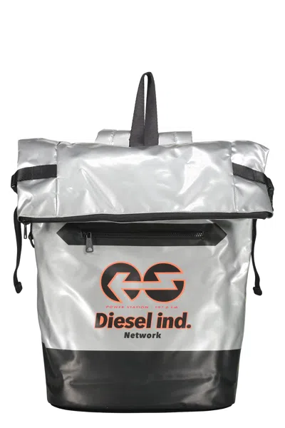 Diesel Backpack With Logo In Multi