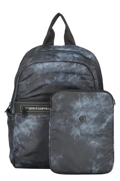 Diesel Modern Backpack With Adjustable Straps And Pockets In Gray