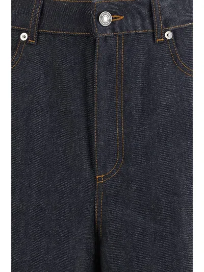 Givenchy Women Raw Cocoon Pants In Blue