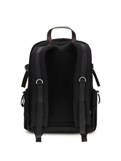 Prada Re-nylon And Leather Speedrock Backpack In Black