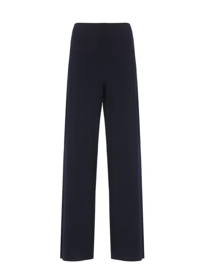 Norma Kamali Elastic Palazzo Pants In Black