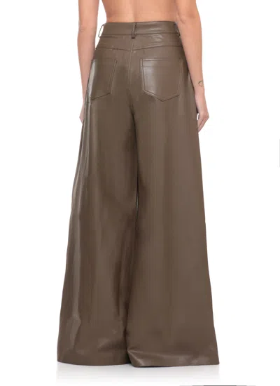 Norma Kamali Elephant Pants In Brown
