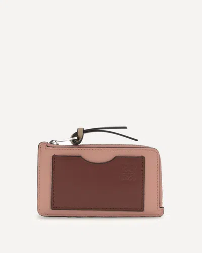 Loewe Cardholder With Coin Pocket In Brown