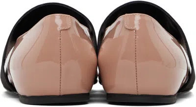 Givenchy Pink Sliced Square Patent Leather Ballerina Flats