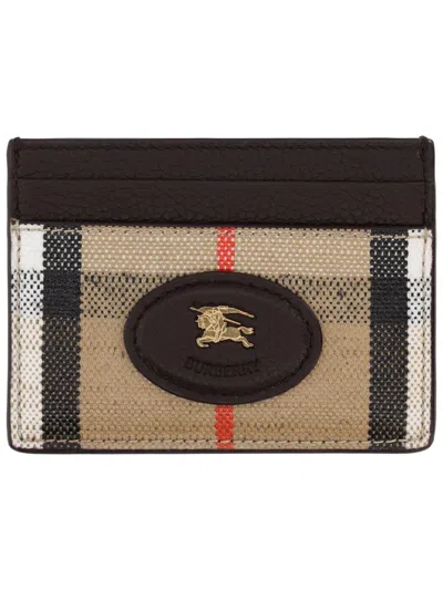 Burberry Highlands Card Holder In Brown