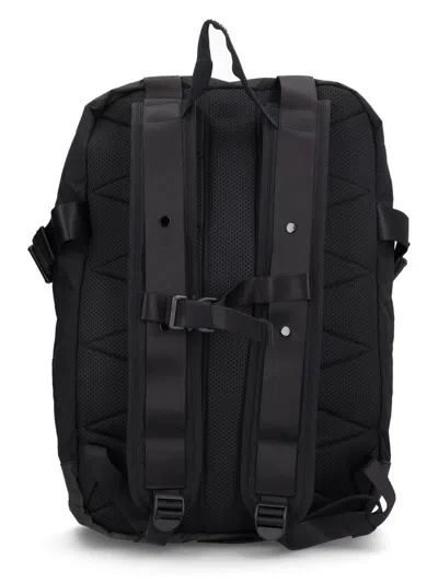 C.p. Company Plain Paper Touch Backpack In Black