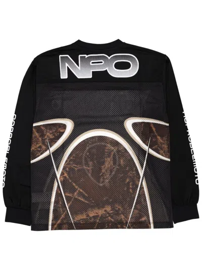 No Problemo "alien Ls Moto" Sweatshirt In Black