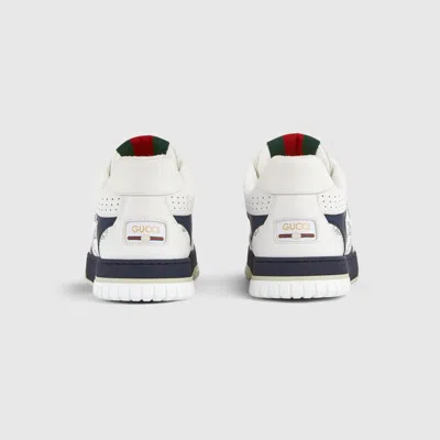Gucci Re-web Leather Sneakers In Multi