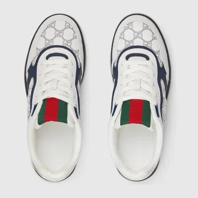 Gucci Re-web Leather Sneakers In Multi