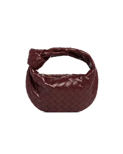 Bottega Veneta "mini Jodie" Handbag In Red