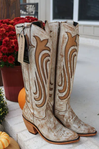 Liberty Boot Co. Women's Carnaza Cobre Mantequilla Cowgirl Boot - Medium In Light Brown In Brown