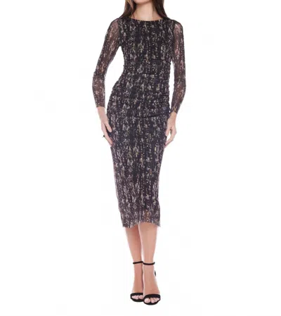 Viereck Women's Lantern Mesh Dress In Noble In Multi