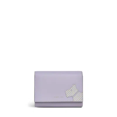 Radley Face To Face - Check Medium Flapover Wallet In Blue