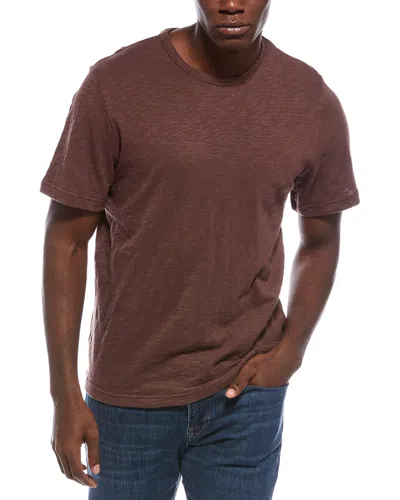 Onia Heavyweight Slub T-shirt In Brown