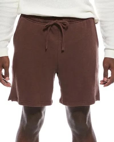 Onia Slub Terry Short In Brown