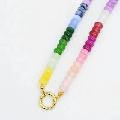 Treasure Jewels Women's Brooke Gemstone Necklace In Multi In Multi