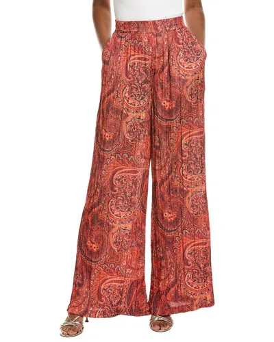 L'agence Lillian Wide Leg Pant In Multi