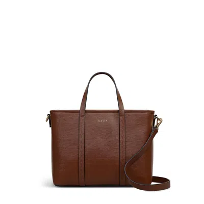 Radley Templeton Place - Saffiano Small Ziptop Satchel Bag In Brown