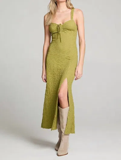 Saltwater Luxe Cannan Midi Dress In Fern In Green