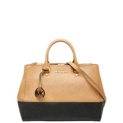 Pre-owned Michael Kors Leather Shoulder Bag Tote Bag () In Multi