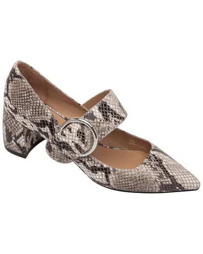 Linea Paolo Burton2 Leather Pump In Multi