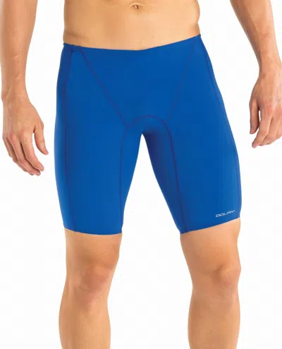Dolfin Chlorine Resistant Fitted Jammer Swim Trunks In Dol Royal In Multi